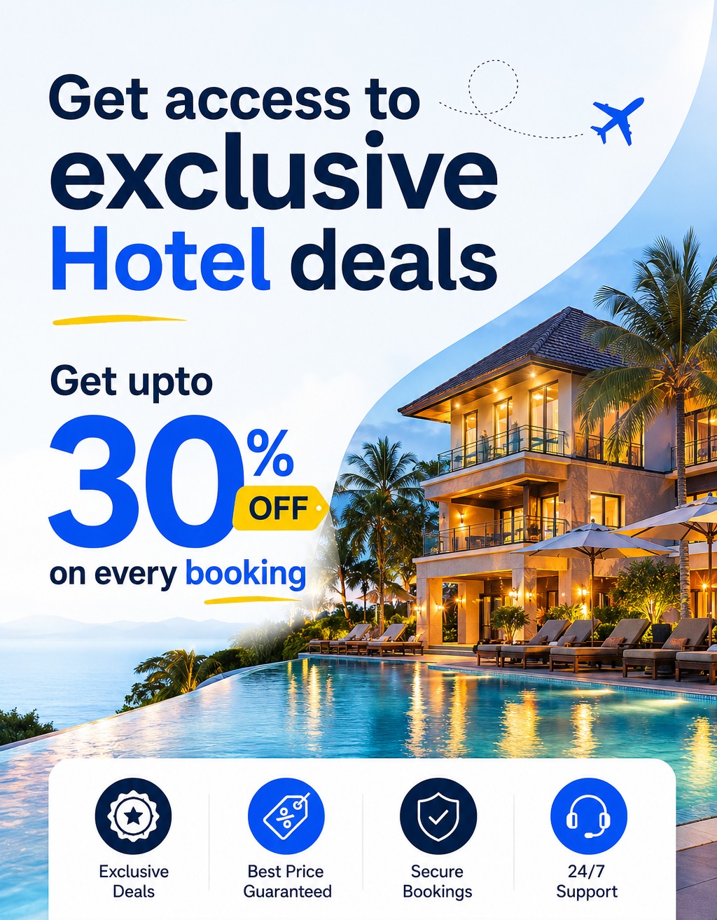 get acces to excluisve hotels deals